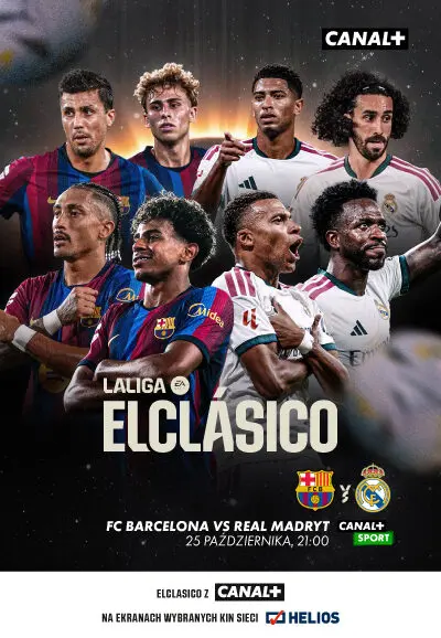 El Clasico: FC Barcelona - Real Madryt w kinach Helios