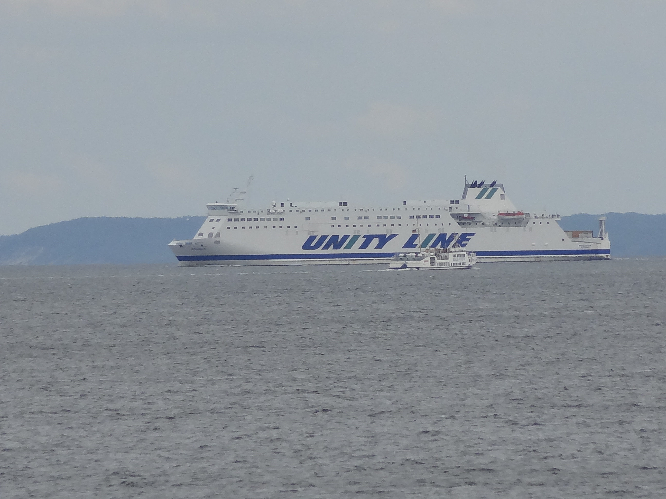 Prom Unity Line w pobliżu Świnoujścia
