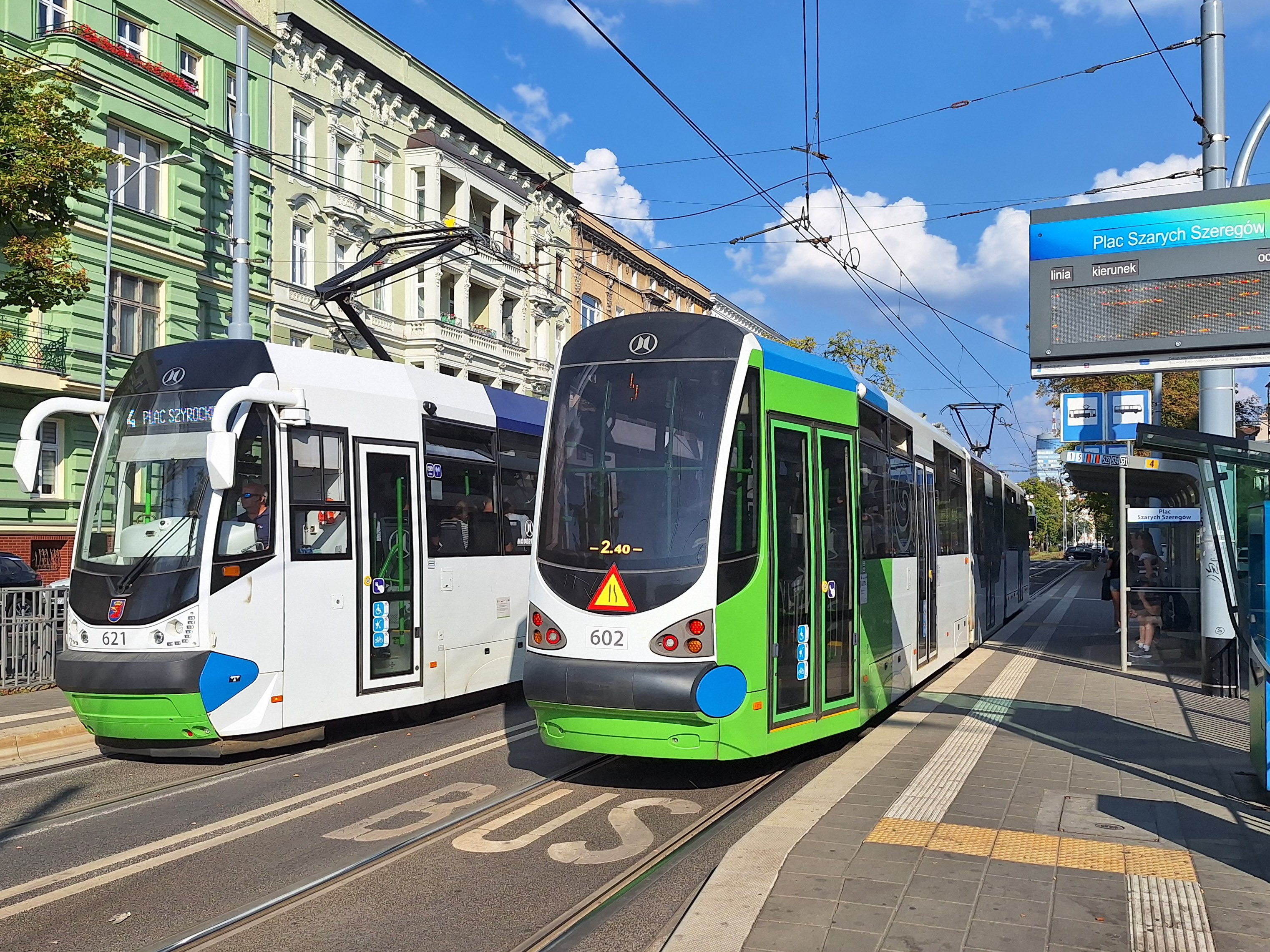 Tramwaje Moderus Beta na szczecińskim torowisku